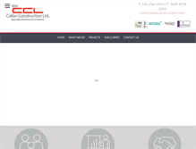 Tablet Screenshot of callanconstruction.com
